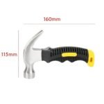Anubhav Janni Mini Hammer Hathodi Carpenter Claw Horn Lifesaving Broken Window Handle Rubber Grip Small Stubby Hammers Short Plastic Short Length For Home Improvement Woodworking (Pack Of 1 Pcs) - Image 2