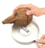 Anubhav Janni Coconut Breaker Cracker High Quality Manual Opening Tool Durable Stainless Steel and Ergonomic Design For Efficient Cracking Essential Kitchen Fresh Water (Pack Of 1 Pcs)