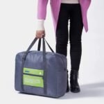 Anubhav Janni Flight Foldable Travel Bags Luggage Spacious with Pockets Weekender Zipper Duffle Bag for Handbag Conveniently Carry On Trolley Waterproof Stylish ( pack of 1 ) - Image 2