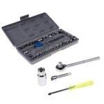 Anubhav Janni 40 In 1 Tool Kit Wrench Tool Kit Screwdriver And Socket Set in Screw Driver PCS Automobile Motorcycle Box Sleeve Suit Hardware Car Repair Tools Home kit Multi Purpose (Set Of 1) - Image 2