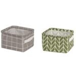 Anubhav Janni New Folding Storage Laundry Basket Foldable Washing/Storage with Handles Used Clothes Bag Hamper for Dirty Toys Lightweight Children Women Men Collapsible Organizer ( pack of 1 ) - Image 2