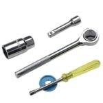 Anubhav Janni 40 In 1 Tool Kit Wrench Tool Kit Screwdriver And Socket Set in Screw Driver PCS Automobile Motorcycle Box Sleeve Suit Hardware Car Repair Tools Home kit Multi Purpose (Set Of 1) - Image 5