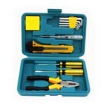 Anubhav Janni 7 In 1 Small Household Tool Kit Multi Functional Hardware Set Hand Combination Electrician Toolbox Family Replaceable Screwdriver Assortment Pencil Home Office (Pack Of Pcs)