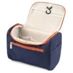 Anubhav Janni Fabric Toiletry Cosmetic Bag Makeup Organizer for Women Men Handy Travel Pouch Vanity with Dividers Multifunctional Extra Large Home ( pack of 1 )
