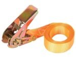 Anubhav Janni Endless Ratchet Belt Capacity Heavy Cargo Lashing Type Orange lashing belt Duty Material Double J Hooks Luggage Straps Wear And Tear Resistant Tie Down Straps (Pack Of 1 Pcs) - Image 5