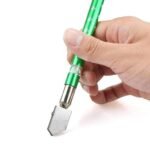 Anubhav Janni Glass Cutter Cutting Tool Pencil Style Colorful Metal Handle Pen for Precision Of Sheets Mirrors Crafts Professional Set Metallic Multi Color Design (Multicolor) (Pack Of 1 Pcs)