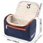 Anubhav Janni Fabric Toiletry Cosmetic Bag Makeup Organizer for Women Men Handy Travel Pouch Vanity with Dividers Multifunctional Extra Large Home ( pack of 1 ) - Image 6
