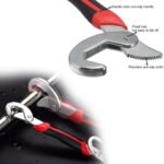 Anubhav Janni Snap N Grip Stainless Steel Socket Adjustable Universal Multi Function Wrench Multipurpose Wrench Spanner Set nut Bolts Hand Tools Nuts and Bolts Auto (Pack Of 2 Pcs) - Image 3