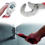 Anubhav Janni Snap N Grip Stainless Steel Socket Adjustable Universal Multi Function Wrench Multipurpose Wrench Spanner Set nut Bolts Hand Tools Nuts and Bolts Auto (Pack Of 2 Pcs) - Image 4