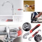 Anubhav Janni Snap N Grip Stainless Steel Socket Adjustable Universal Multi Function Wrench Multipurpose Wrench Spanner Set nut Bolts Hand Tools Nuts and Bolts Auto (Pack Of 2 Pcs) - Image 6