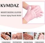 Anubhav Janni Spa Gel Gloves Hand Gel Infused Moisturizing For Dry Hands Cotton Silicone Cracked Skin Repair Night Moisture Treatment Multicolor Women Men Hands (1 Pair) - Image 5