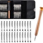 Anubhav Janni 25 In 1 Magnetic Screwdriver in Precision Small Set Multi Pocket Repair Tool Kit for Mobile Laptop Electronics iPad Mini kit MacBook Watch Tablet Set Carrying Case (Set Of 1)