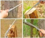 Anubhav Janni Portable Hand Saw Garden Household Anti Skip Steel High Strength Tool Ice Cutter Wood Tree Cutting Outdoor Sharp Blade Home Manual Pruning Hacksaws Ergonomic (Pack Of 2 Pcs) - Image 2