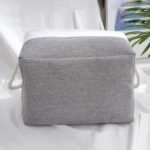 Anubhav Janni Fabric Eco-Friendly Cloth Storage Basket Bins with Handles Organizer for Cupboards Wardrobe Shelves Bathroom Clothes Toys Towel Foldable ( pack of 1 ) - Image 7