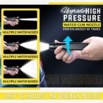 Anubhav Janni Water Spray Gun Nozzel High-Pressure Garden Adjustable Patterns Hands-Free Operation, Durable Brass Nozzle for Car Washing, Plant Watering, and Pet Cleaning Gardening High Pressure Sprayer with Trigger Washing Bike Folwer Plants Lawn (Pack Of 1 Pcs) - Image 4