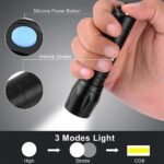 Anubhav Janni Usb Mini Rechargeable Torch LED Portable Flashlight Waterproof USB Desk Lamp Gift Box Focus Zoom Light Hanging Rope High Flashlight Metal Lumens World Rechargeable (Pack Of 1 Pcs) - Image 4