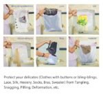 Anubhav Janni Laundry Clothes Washing Bag Mesh Bags for Machine Zippered Delicates Underwear Jackets Sweaters Socks Reusable Protective Wash ( pack of 3 ) - Image 5