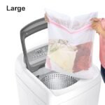 Anubhav Janni Laundry Clothes Washing Bag Mesh Bags for Machine Zippered Delicates Underwear Jackets Sweaters Socks Reusable Protective Wash ( pack of 3 ) - Image 7