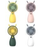 Anubhav Janni Handheld USB Charging Portable Desktop Mini Fan with Light Stay Cool Anywhere Ideal for Home Office Table Outdoor Handheld Outdoor ( pack of 1 ) - Image 2