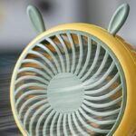 Anubhav Janni Handheld USB Charging Portable Desktop Mini Fan with Light Stay Cool Anywhere Ideal for Home Office Table Outdoor Handheld Outdoor ( pack of 1 ) - Image 7