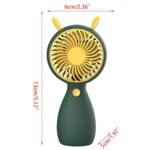 Anubhav Janni Handheld USB Charging Portable Desktop Mini Fan with Light Stay Cool Anywhere Ideal for Home Office Table Outdoor Handheld Outdoor ( pack of 1 ) - Image 9