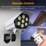 Anubhav Janni Dummy Camera Solar Sensor Light Best Outdoor Motion Lights Spotlight with Remote Controller Floodlights Waterproof Wireless Decoy Fake Security Waterproof (Pack OF 1 Pcs) - Image 3