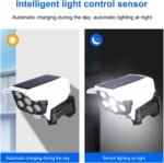 Anubhav Janni Dummy Camera Solar Sensor Light Best Outdoor Motion Lights Spotlight with Remote Controller Floodlights Waterproof Wireless Decoy Fake Security Waterproof (Pack OF 1 Pcs) - Image 4