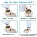 Anubhav Janni Dog Water Dispenser Automatic Pet Food for Cat Self Dispensing Feeding Small Pets Bowl Or Centimeters (Pack Of 1 Pcs) - Image 4