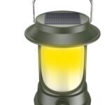 Anubhav Janni Portable Rechargeable Solar Lantern Light Ly 17 LED Camping Lantern Rotary Dimming Weight Lanterns Power Outages Modes Flashlight Lights Garden Outdoor Travelling (Pack Of 1 Pcs)