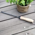 Anubhav Janni Hand Weeder Straight Garden Tool Handmade I Weeder For Gardening Single Prong with Wooden Handle Weed Remover Garden Lawn Terrace Durable Soil Digger Plants (Pack Of 2 Pcs) - Image 3