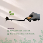 Anubhav Janni Hand Weeder Straight Garden Tool Handmade I Weeder For Gardening Single Prong with Wooden Handle Weed Remover Garden Lawn Terrace Durable Soil Digger Plants (Pack Of 2 Pcs) - Image 4