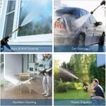 Anubhav Janni High Pressure Washer Gun (double Battery) Double Battery Cordless Portable Wireless Water for Car Wash and Bike Cleaning with Adjustable Nozzle Hose (Pack Of 1 Pcs) - Image 5