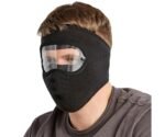 Anubhav Janni Unisex Winter Face Mask Cotton Full Windproof And Sun Protection Warm Eye Screen Goggles Cycling Bike Women Men Mask Nylon And Protector Anti Fog Removable Glass (Pack Of 1 Pcs)
