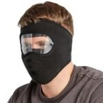 Anubhav Janni Unisex Winter Face Mask Cotton Full Windproof And Sun Protection Warm Eye Screen Goggles Cycling Bike Women Men Mask Nylon And Protector Anti Fog Removable Glass (Pack Of 1 Pcs)