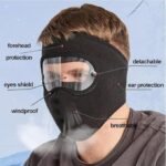 Anubhav Janni Unisex Winter Face Mask Cotton Full Windproof And Sun Protection Warm Eye Screen Goggles Cycling Bike Women Men Mask Nylon And Protector Anti Fog Removable Glass (Pack Of 1 Pcs) - Image 4