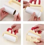 Anubhav Janni Clothes Sticky Lint Roller Nice Roller Lint For Clothes Pet Hair Removal Roller Easy Tear Pocket Sized Sofa Bed Couch Carpet Furniture Fabric Home Car Travel Office (Pack Of 1 Pcs) - Image 7