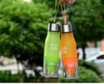 Anubhav Janni 650ml Plastic H20 Water Bottle With Fruit Infuser Bottle Portable Juice Drink Outdoor Sports bottle May Vary School office gym Travel home Travel Girl Boys Office (Pack Of 1 Pcs) - Image 2