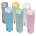 Anubhav Janni Frosty Square Water Bottle Plastic Food Grade Fridge Gift Set Bottles BPA Free Slim Refrigerator For Home Office Pieces Each Kitchen Travel (Multicolour) (Pack Of 2 Pcs)