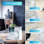 Anubhav Janni Portable Air Conditioner Fan for Room Cooling with 7-Color LED Light 3 Wind Speeds Spray Modes Timer Compact AC Home Office Dorm Travel ( pack of 1 ) - Image 4