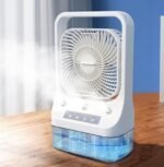 Anubhav Janni New 3 In 1 Air Conditioner Fan Cooler Portable Cooling Usb Rechargeable Head Adjustable Water Cooled Conditioning Tank Low Noise Fans Mini USB ( pack of ) - Image 6