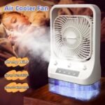 Anubhav Janni New 3 In 1 Air Conditioner Fan Cooler Portable Cooling Usb Rechargeable Head Adjustable Water Cooled Conditioning Tank Low Noise Fans Mini USB ( pack of ) - Image 7