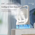 Anubhav Janni New 3 In 1 Air Conditioner Fan Cooler Portable Cooling Usb Rechargeable Head Adjustable Water Cooled Conditioning Tank Low Noise Fans Mini USB ( pack of ) - Image 8