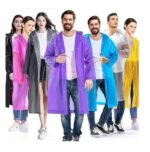 Anubhav Janni EVA Waterproof Unisex Rain Coat Hooded Full Sleeves Outdoor Men Women Boys Girls Rainwear Poncho Raincoat for Camping Hiking Travelling with Adjustable Hood  ( pack of 1 )