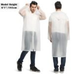 Anubhav Janni EVA Waterproof Unisex Rain Coat Hooded Full Sleeves Outdoor Men Women Boys Girls Rainwear Poncho Raincoat for Camping Hiking Travelling with Adjustable Hood  ( pack of 1 ) - Image 3