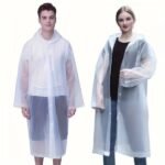 Anubhav Janni EVA Waterproof Unisex Rain Coat Hooded Full Sleeves Outdoor Men Women Boys Girls Rainwear Poncho Raincoat for Camping Hiking Travelling with Adjustable Hood  ( pack of 1 ) - Image 6