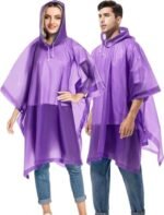 Anubhav Janni EVA Waterproof Unisex Rain Coat Hooded Full Sleeves Outdoor Men Women Boys Girls Rainwear Poncho Raincoat for Camping Hiking Travelling with Adjustable Hood  ( pack of 1 ) - Image 7
