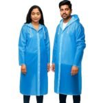 Anubhav Janni EVA Waterproof Unisex Rain Coat Hooded Full Sleeves Outdoor Men Women Boys Girls Rainwear Poncho Raincoat for Camping Hiking Travelling with Adjustable Hood  ( pack of 1 ) - Image 8
