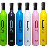 Anubhav Janni Bottle Beautiful Travel Umbrella Automatic Strong Durable Hidden Folding Umbrella for Rain Sun Light 2 Persons Adult Men Women Fun Gift Mini 6 Vibrant Colors ( pack of 1 )