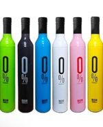 Anubhav Janni Bottle Beautiful Travel Umbrella Automatic Strong Durable Hidden Folding Umbrella for Rain Sun Light 2 Persons Adult Men Women Fun Gift Mini 6 Vibrant Colors ( pack of 1 )
