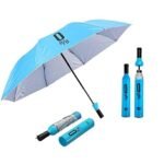 Anubhav Janni Bottle Beautiful Travel Umbrella Automatic Strong Durable Hidden Folding Umbrella for Rain Sun Light 2 Persons Adult Men Women Fun Gift Mini 6 Vibrant Colors ( pack of 1 ) - Image 8